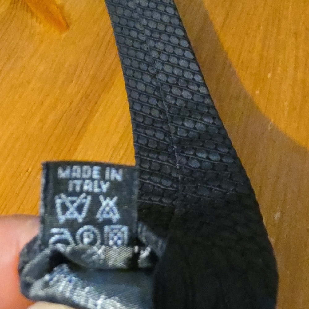 Springfield Black Textured Tie - Picture 9 of 10